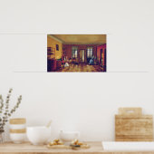 Binnenzijde van een zolder poster (Keuken)