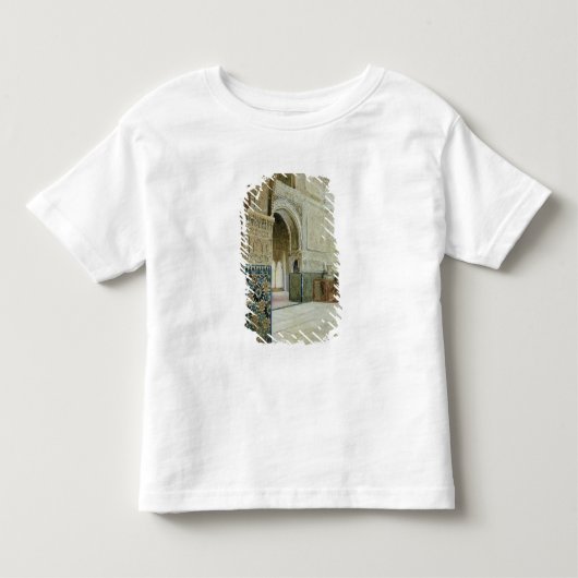 Binnenzijde van het Alhambra, Granada (w/c) Kinder Shirts (Voorkant)