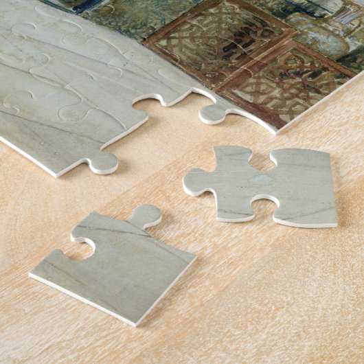 Binnenzijde van het Alhambra, Granada (w/c) Legpuzzel (Zijkant)