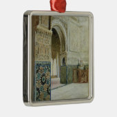 Binnenzijde van het Alhambra, Granada (w/c) Metalen Ornament (Rechts)