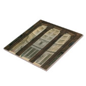 Binnenzijde van het Pantheon, Rome, van Le Costume Tegeltje (Zijkant)