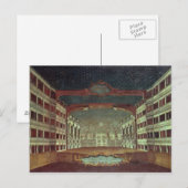 Binnenzijde van het Theater van San Samuele, Venet Briefkaart (Voorkant / Achterkant)