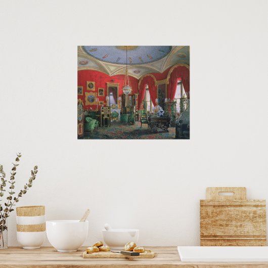 Binnenzijde van het Winterpaleis Poster (Keuken)