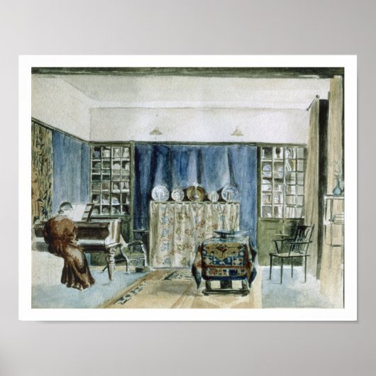 Binnenzijde van Kelmscott Manor (m/v op papier) Poster (Voorkant)