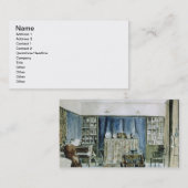 Binnenzijde van Kelmscott Manor (m/v op papier) Visitekaartje (Voorkant / Achterkant)