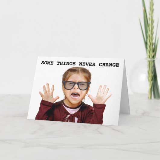 BINNERBRAT CHILD BIRTHDAY-KAARTEN VOOR HAAR KAART (Voorkant)