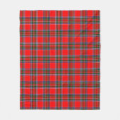 Binning Plaid Fleece Deken (Voorkant)