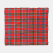 Binning Plaid Fleece Deken (Voorkant (Horizontaal))