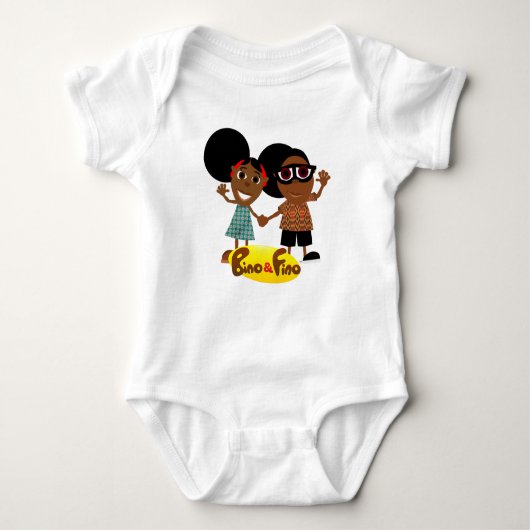 Bino en Fino Baby Bodysuit (Voorkant)