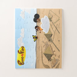 Bino en Fino Egypt Pyramids Kinder Jigzaag Puzzle Legpuzzel