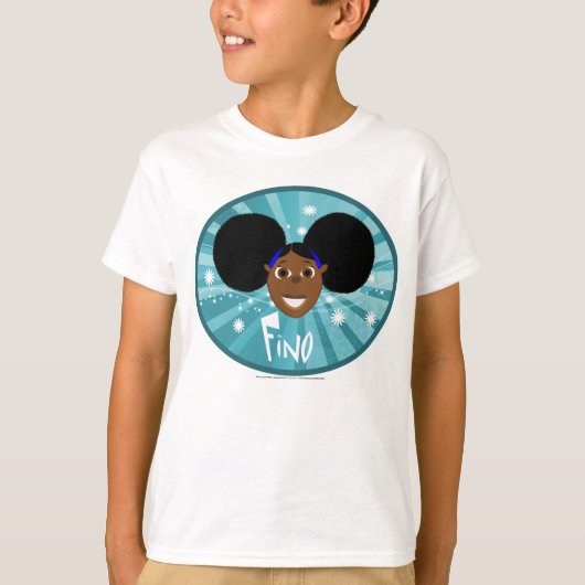 Bino en Fino - Fino Cool Blue T-shirt (Voorkant)