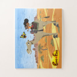 Bino en Fino in Timbuktu Kinder puzzle Legpuzzel