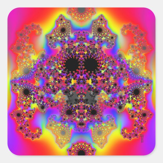 Binoc Stickers (vierkant) (Voorkant)