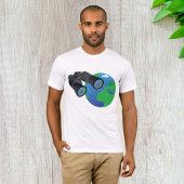 Binocles en aardse Mannen T-shirt