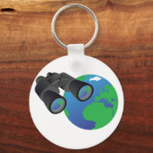 Binocles en aardse Sleutelhanger (Voorkant)