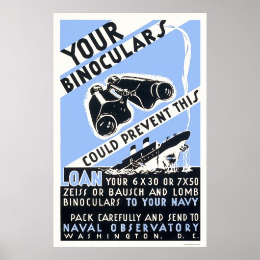 Binocles konden dit - WPA verhinderen Poster (Voorkant)