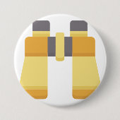 Binocles Ronde Button 7,6 Cm (Voorkant)