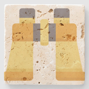 Binocles Stenen Onderzetter