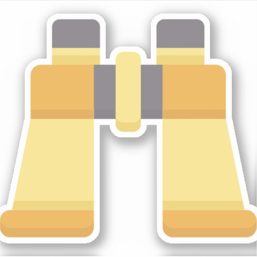 Binocles Sticker (Voorkant)