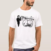 Binocles T-shirt waarneming retro Illustratie (Voorkant)