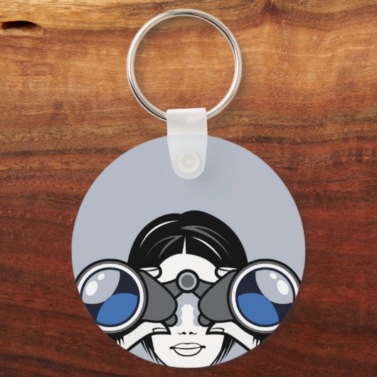 Binocles Vector Sleutelhanger (Voorkant)