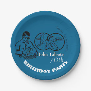 Binoculaire Voetbal 70th Birthday Party Paper Bord