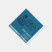 Binocular Soccer 70th Birthday Party Paper Napkin Servet (Hoek)