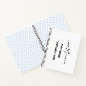 Binomiale stelling Wiskunde Humor Wat kan ik zegge Notitieboek (Binnen)