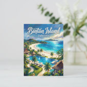 Bintan-eiland Indonesië Briefkaart (Staand voorkant)