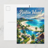 Bintan-eiland Indonesië Briefkaart (Voorkant / Achterkant)