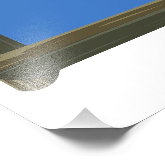 Bintan eiland Indonesië reiskaart Foto Afdruk (Hoek)