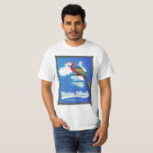 Bintan eiland Indonesië reiskaart T-shirt (Voorkant volledig)