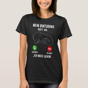 Binturong Asia Biology Bioloog Quote 17 T-shirt
