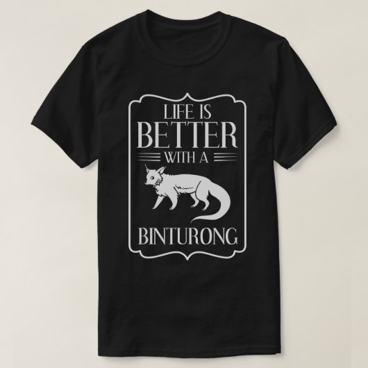 Binturong Bearcat Leuk Dier T-shirt (Design voorkant)