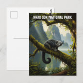 Binturong in het Khao Sok National Park in Thailan Briefkaart (Voorkant / Achterkant)