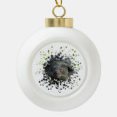 Binturong Keramische Bal Ornament (Voorkant)