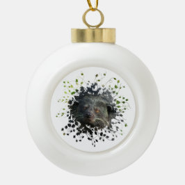 Binturong Keramische Bal Ornament