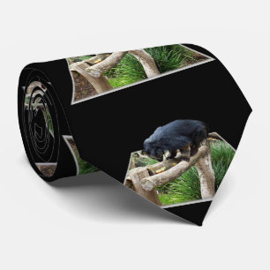 Binturong op een houten spoor, stropdas