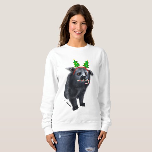 Binturong vakantie sweatshirt (Voorkant volledig)