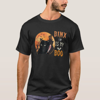 binx is mijn boe schattige halloween kat t-shirt