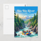 Bío Bío rivier Chilië Briefkaart (Voorkant / Achterkant)