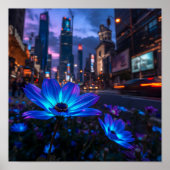 Bio Blauw Poster (Voorkant)
