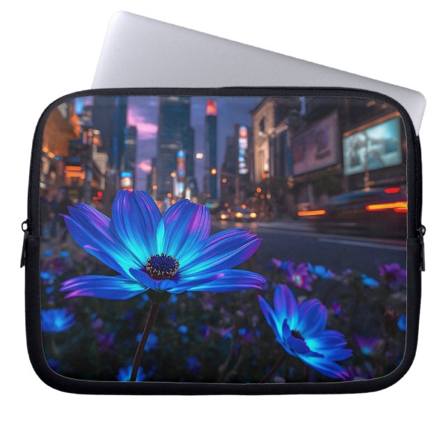 Bio Blue 10' Laptop Sleeve (Voorkant)