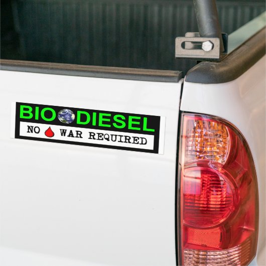 Bio Diesel Bumpersticker (Op Truck)