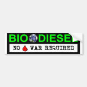 Bio Diesel Bumpersticker (Voorkant)