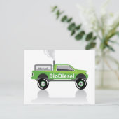 Bio diesel Pickup Briefkaart (Staand voorkant)