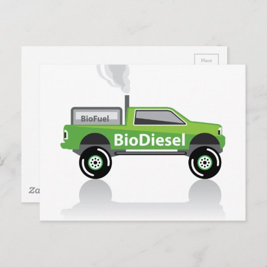 Bio diesel Pickup Briefkaart (Voorkant / Achterkant)