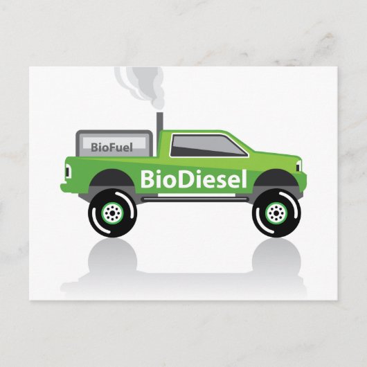 Bio diesel Pickup Briefkaart (Voorkant)