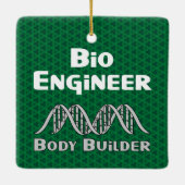 Bio Engineer Body Builder Keramisch Ornament (Achterkant)
