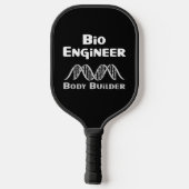 Bio Engineer Body Builder Keramisch Ornament Pickleball Paddle (Achterkant)